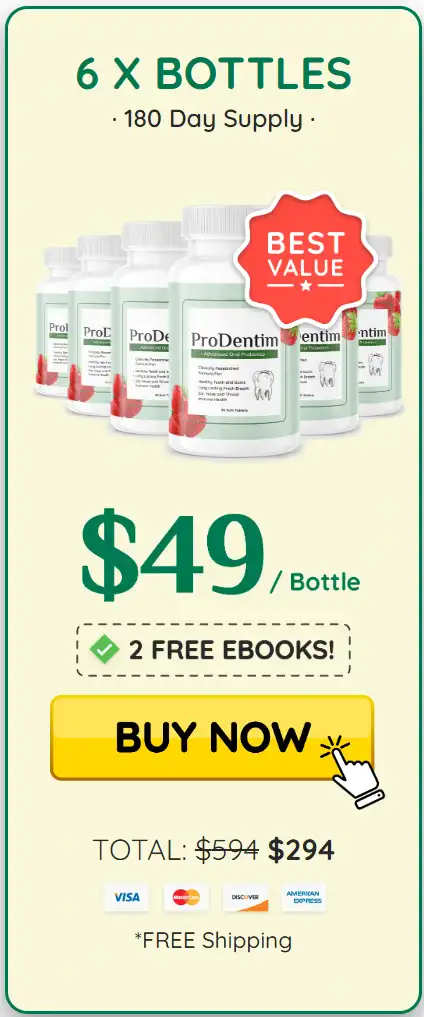 prodentin candy six bottles pack